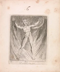 Für Kinder. Die Tore des Paradieses, Tafel 7, Feuer